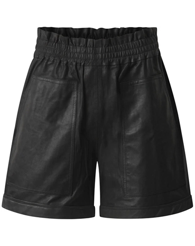 Depeche - Hanna Skind Shorts - Black Nero